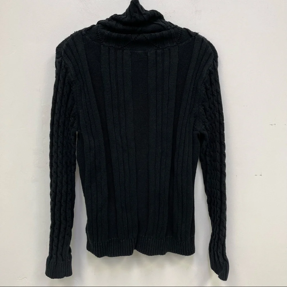 Vintage Great Northwest Ribbed Cowl Neck Sweater